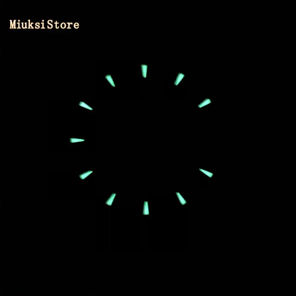 1 unidad de esfera de reloj estéril de 31 mm, color azul, negro y plateado, compatible con movimientos automáticos ETA 2836/2824, DG2813/3804 y Miyota 8215, 821A, 8205, modelo P951