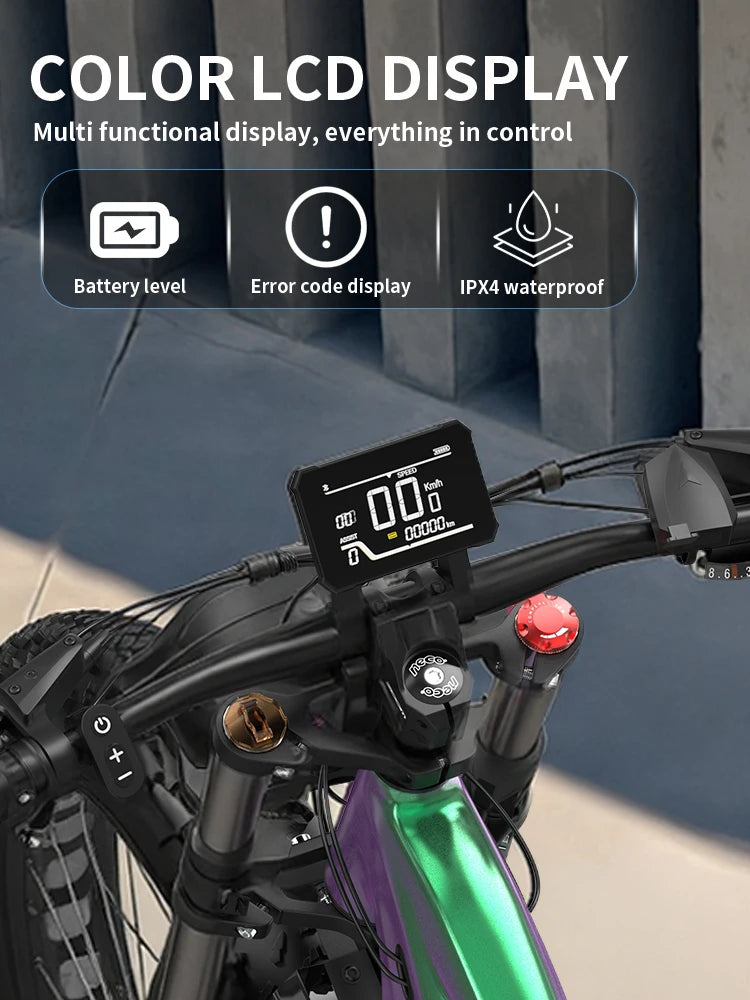EU US Stock Free Shipping DUOTTS E26 Electric Mountain E Bike Fat Tire Bafang Motor 48V 20AH Battery Ebike
