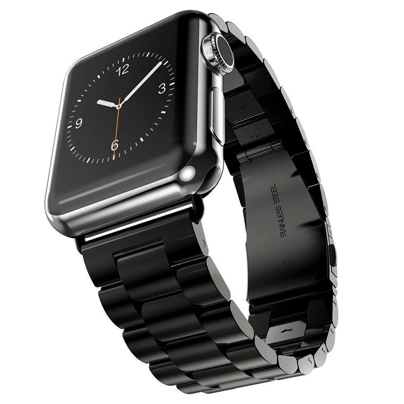 Stainless Steel Strap for Apple Watch S10/11 42MM 46MM Metal Bracelet Band for iWatch 5 6 SE 7 8 9 41MM 45 44mm 40 49MM Ultra