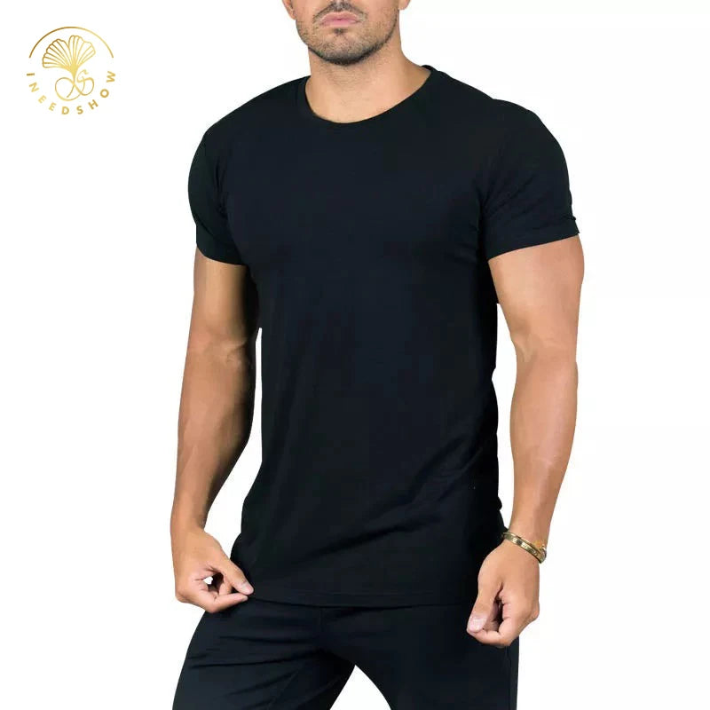 Eco- Friendly High Quality Running Tops Gym Wear Sports Wear Manufacturers Custom Bamboo Shirts Clothing for Men