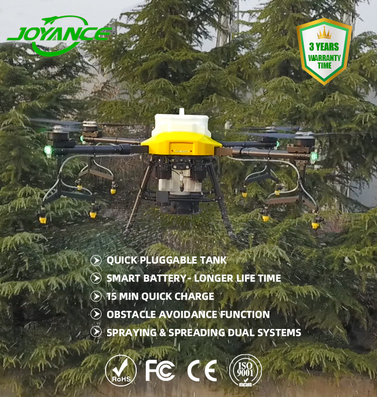 Joyance Drone Seed Spreader Granule Using UAV 16kg 30kg UAV Fertilizer Agriculture Drone Spreader Drone for Spreading Seeds