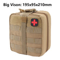 TACTIFANS First Aid Pouch Patch Bag Molle Hook and Loop Amphibious Tactical Medical Kit EMT Emergency EDC Rip-Away Survival IFAK