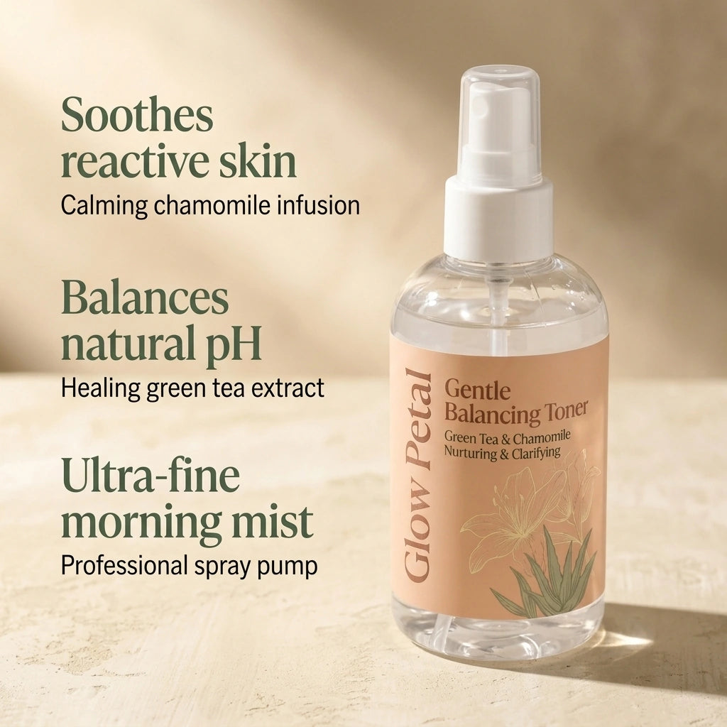 Tónico equilibrante suave Glow Petal