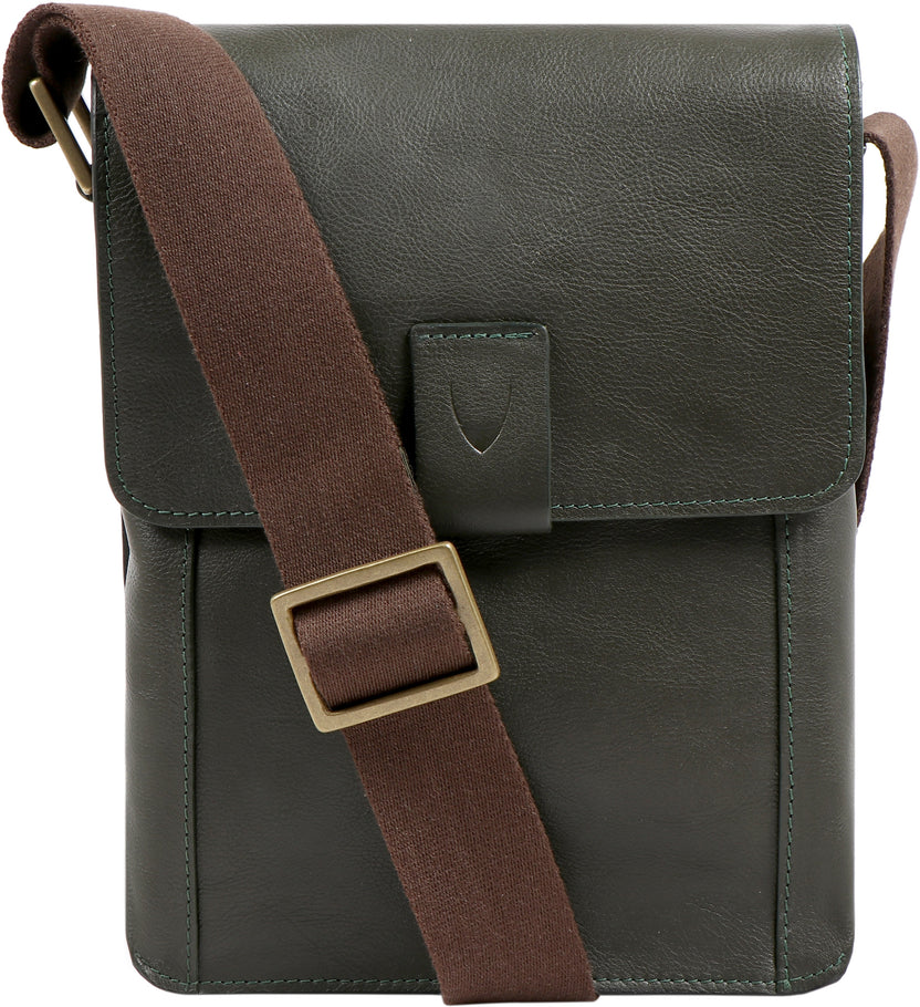 Aiden Torebka typu crossbody z prawdziwej skóry – męska/damska listonoszka / torba podróżna / torba na iPada 10,5"