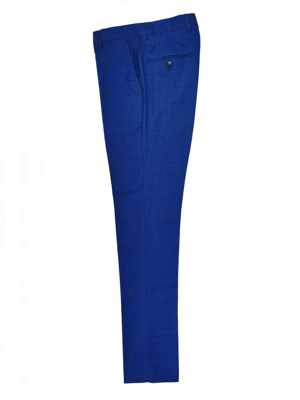 Blå slim fit-kostym