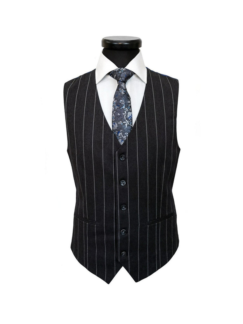 Charcoal Stripe 3-Piece Suit