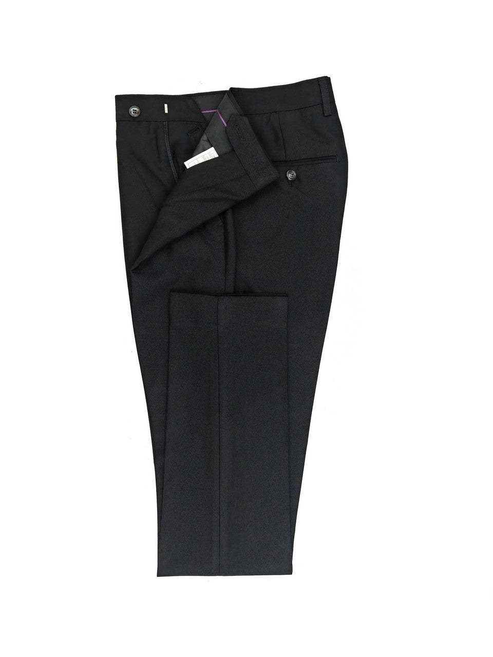 Svart tredelad kostym i slim fit