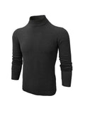 Black High Neck Slim Fit Jumper