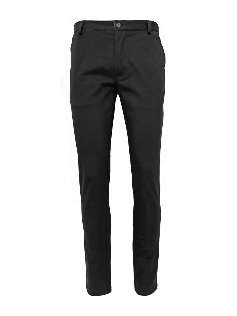 Svarta slim fit-chinos