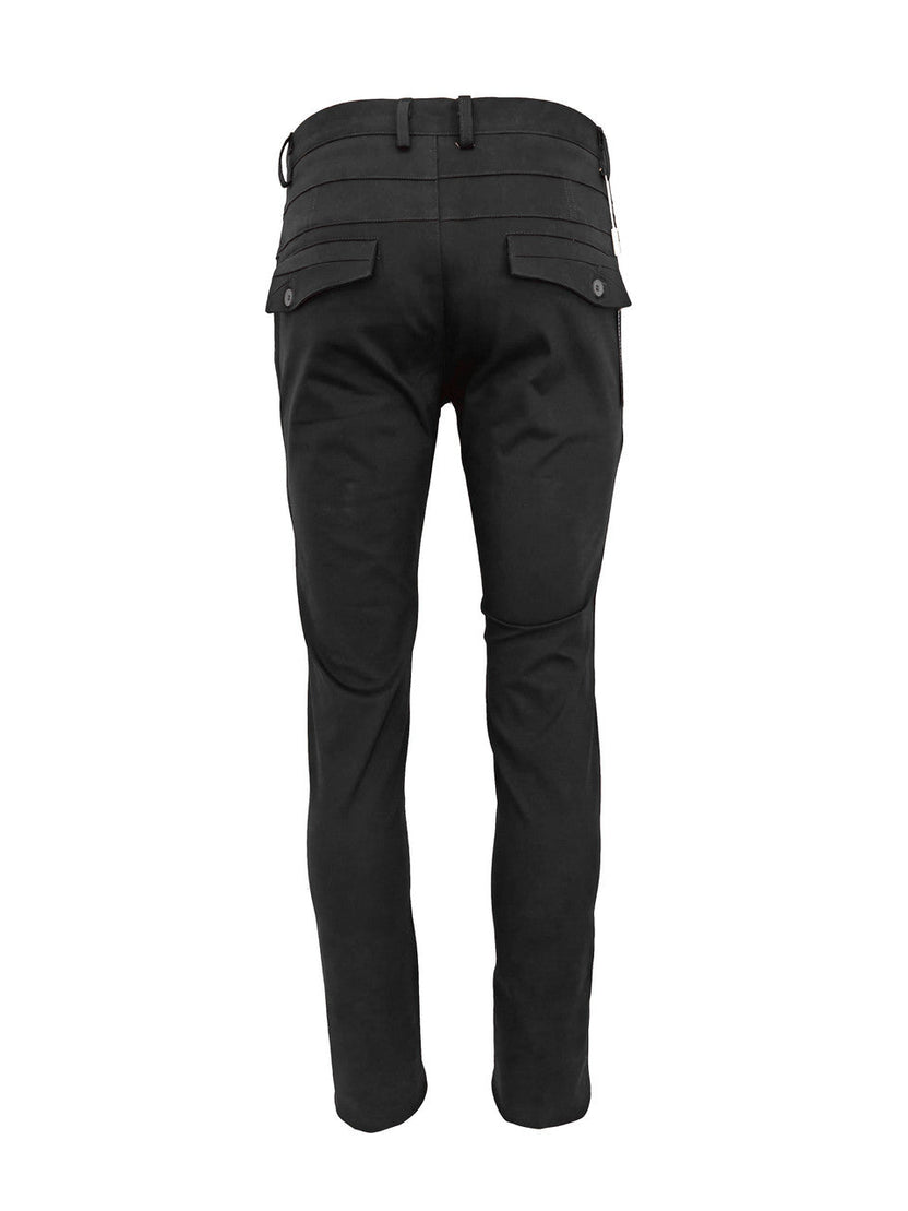 Svarta slim fit-chinos