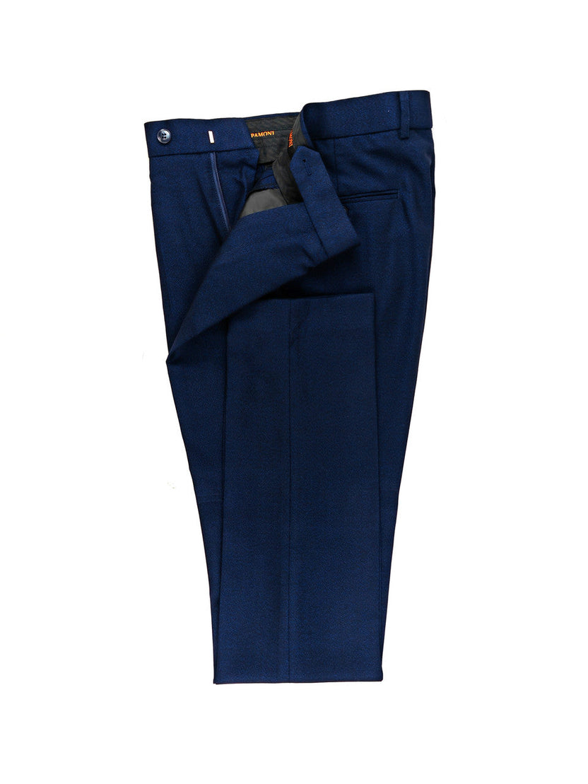 Men’s Navy Blue 3-Piece Slim Fit Suit