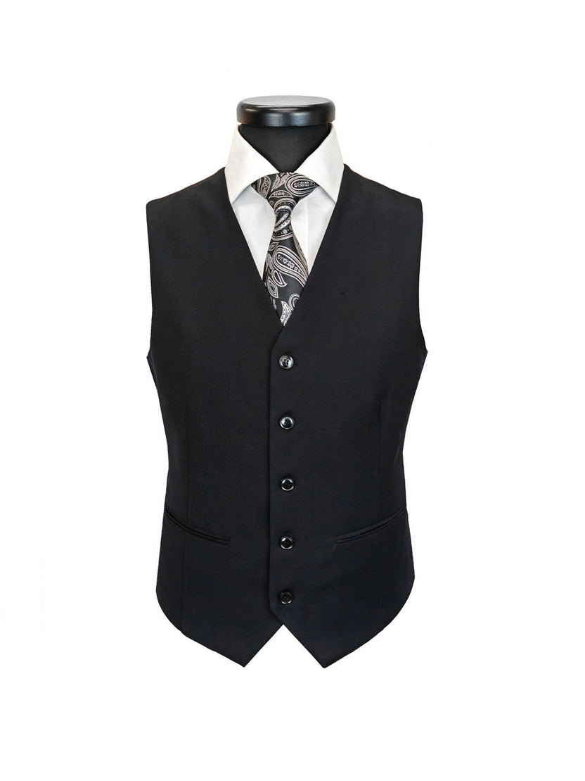 Men’s Black 3-Piece Slim Fit Suit
