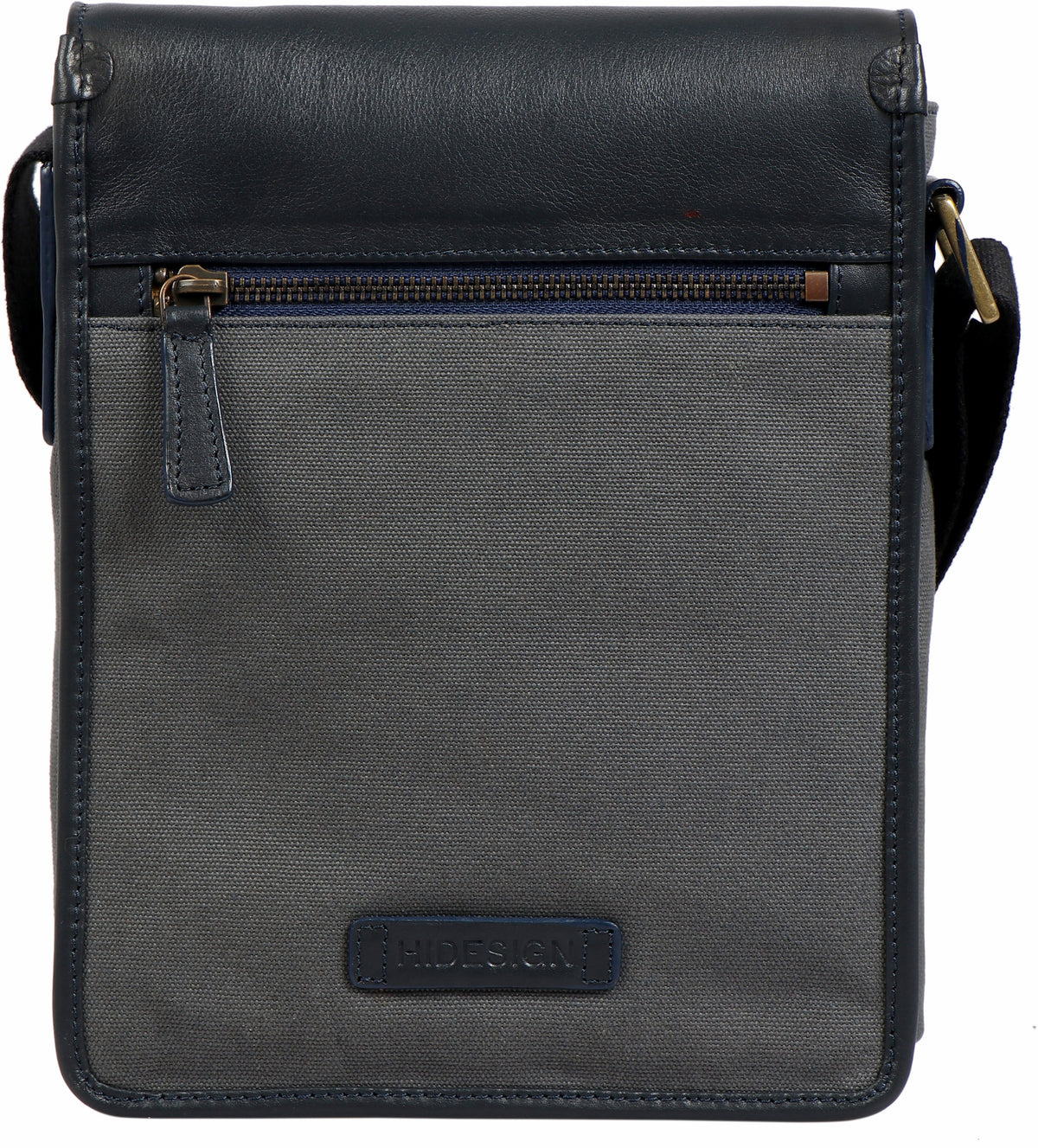 Aiden Genuine Leather and Canvas Mini Crossbody Men/Women Messenger Bag/Travel Bag / 10.5" iPad Bag