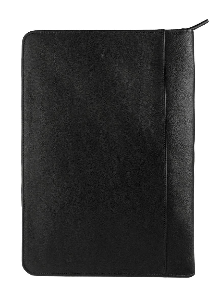 Carpeta/Portafolio de piel para iPad con cuaderno de papel hecho a mano