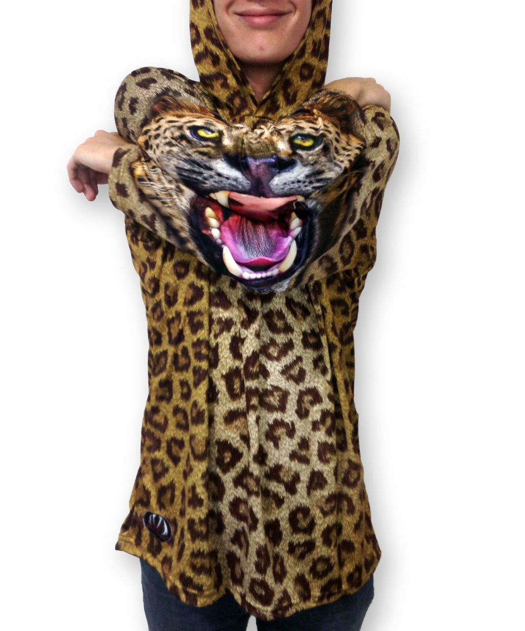 Sudadera con capucha LEOPARD Chomp de MOUTHMAN®