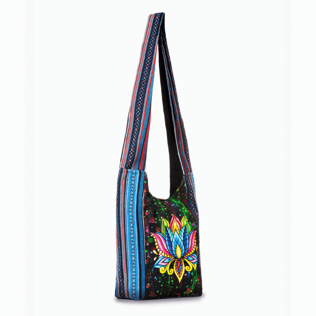 Kathmandu Collection Lotus Handmade Hobo Bag