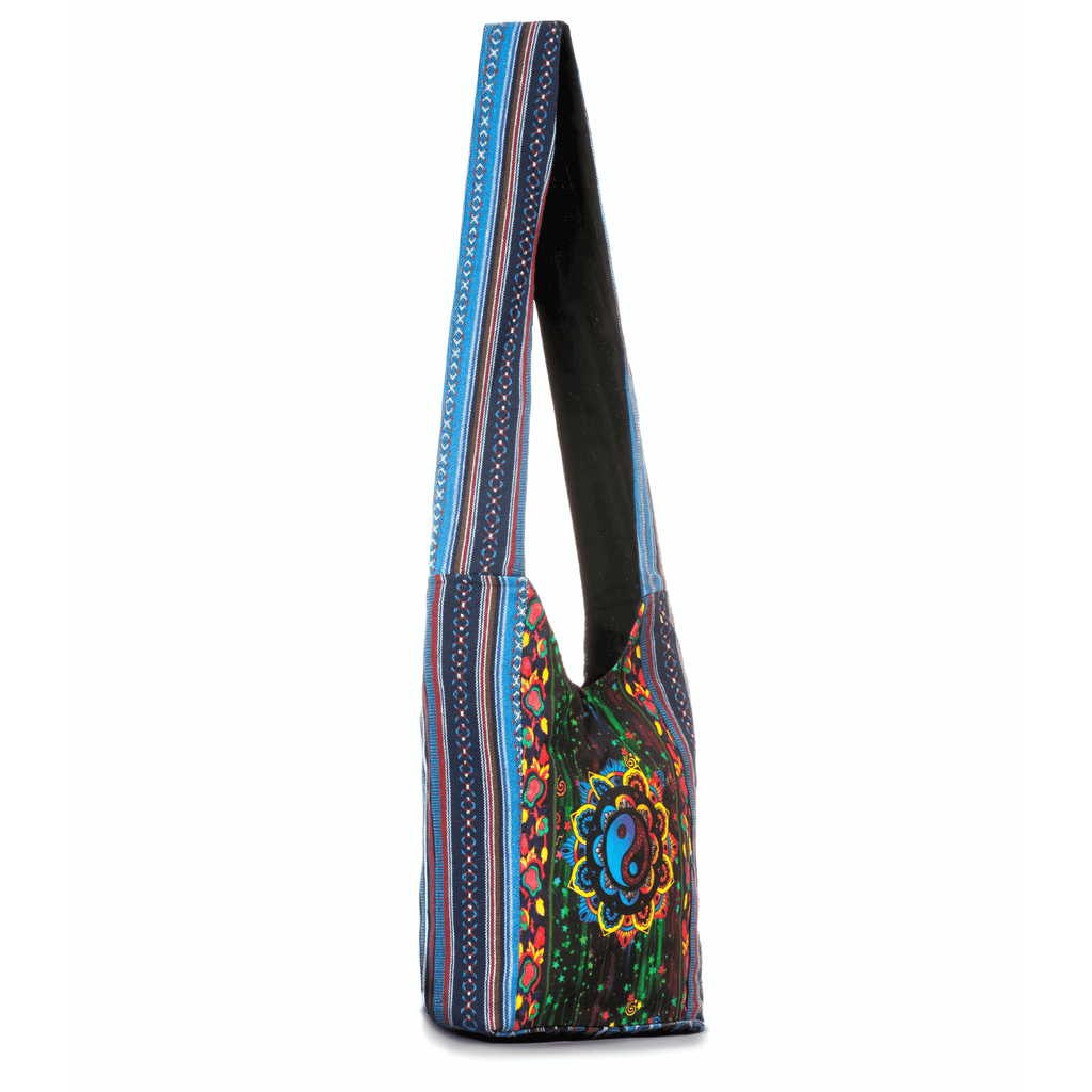 Kathmandu Collection Yin Yang Print Hobo Bag