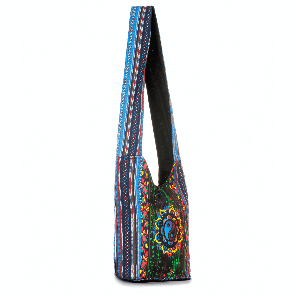 Kathmandu Collection Yin Yang Print Hobo Bag