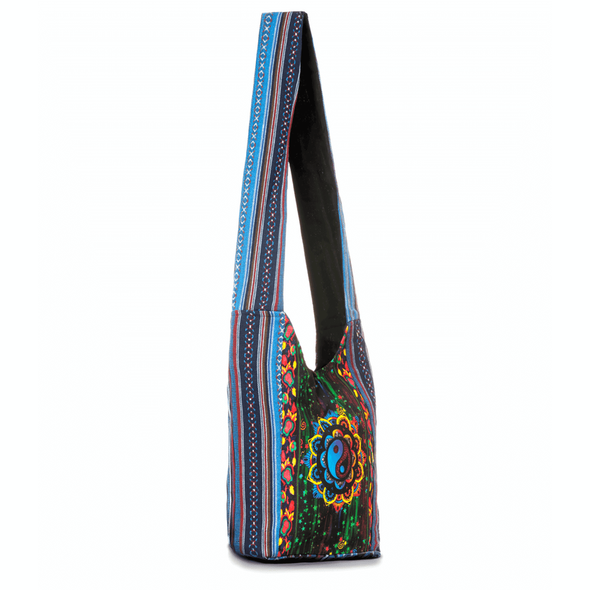 Kathmandu Collection Yin Yang Print Hobo Bag