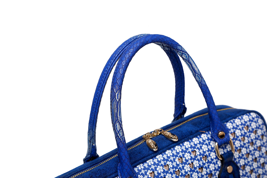 Brangio Italy Aktentasche mit Herzmuster – Designer-Laptoptasche & Business-Shopper
