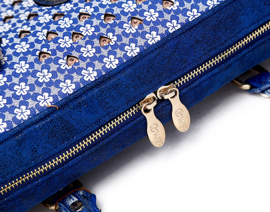 Brangio Italy Aktentasche mit Herzmuster – Designer-Laptoptasche & Business-Shopper