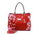 Brangio Italy Blumen-Kolibri-Tragetasche – Elegante Schulterhandtasche