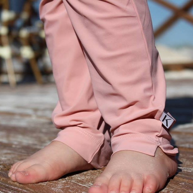 Leginsy UV Peach Różowe