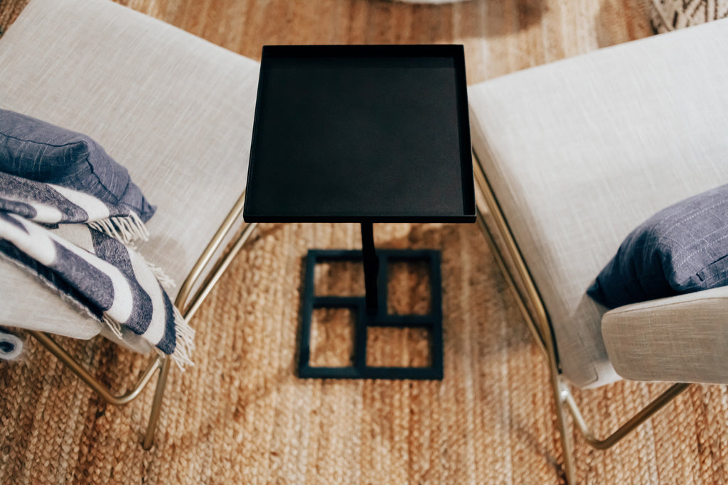 An Exceptionally Crafted Steel Martini Side Table - Our "Cleveland" Design
