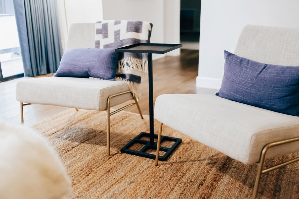 An Exceptionally Crafted Steel Martini Side Table - Our "Cleveland" Design