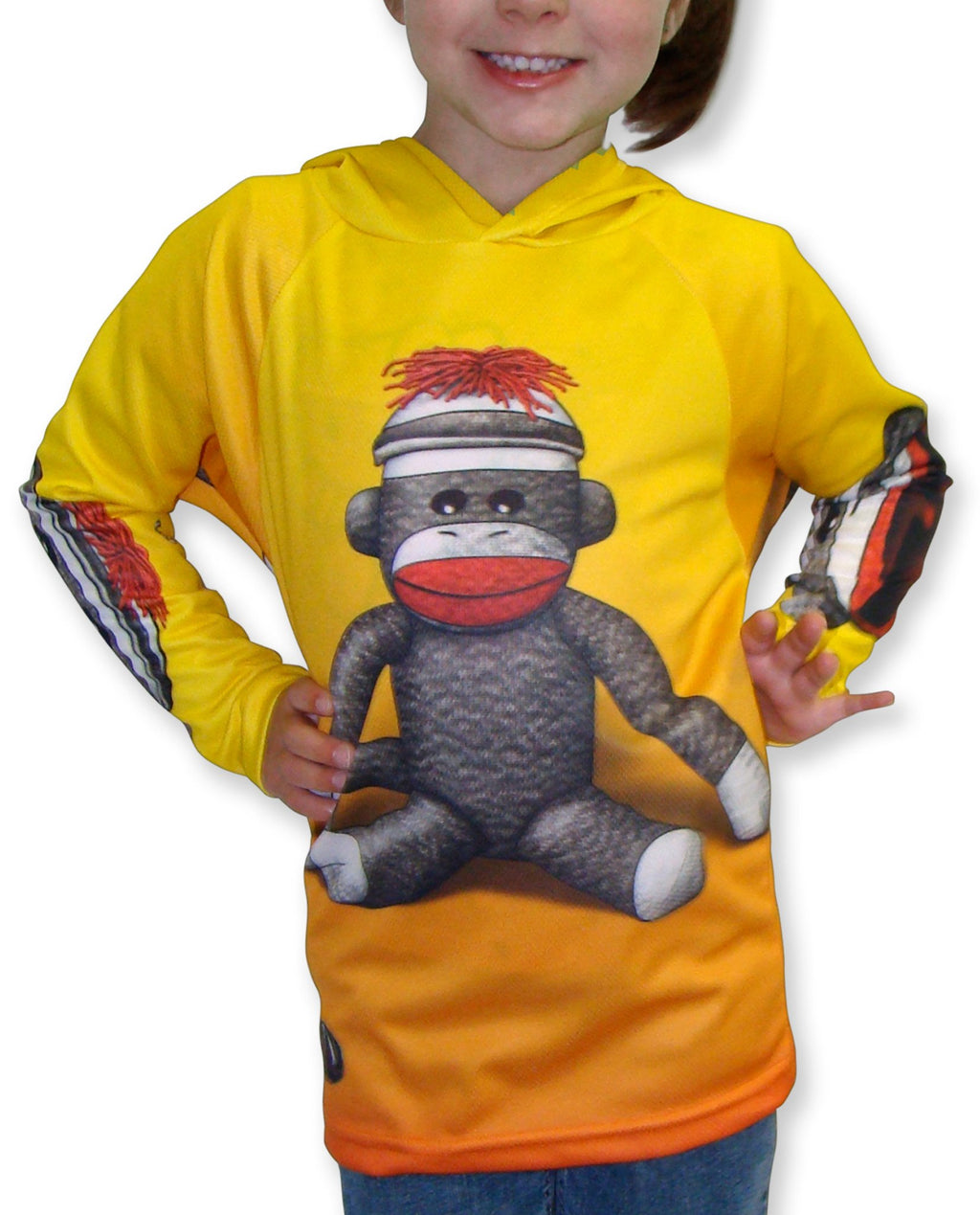 Sudadera con capucha y diseño de mordida de MONO DE CALCETÍN de MOUTHMAN®
