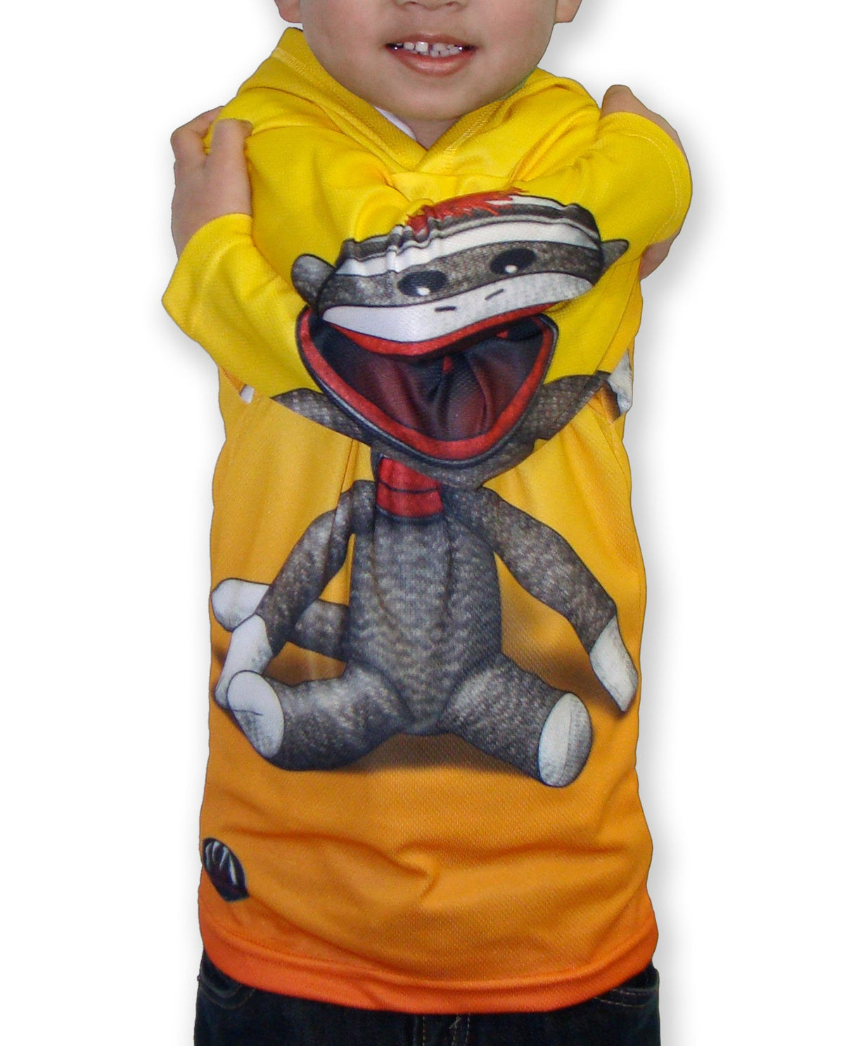 Sudadera con capucha y diseño de mordida de MONO DE CALCETÍN de MOUTHMAN®