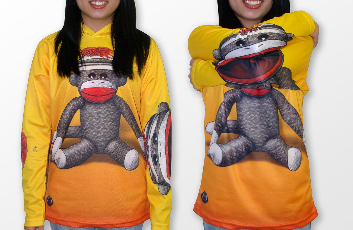 Sudadera con capucha y diseño de mordida de MONO DE CALCETÍN de MOUTHMAN®