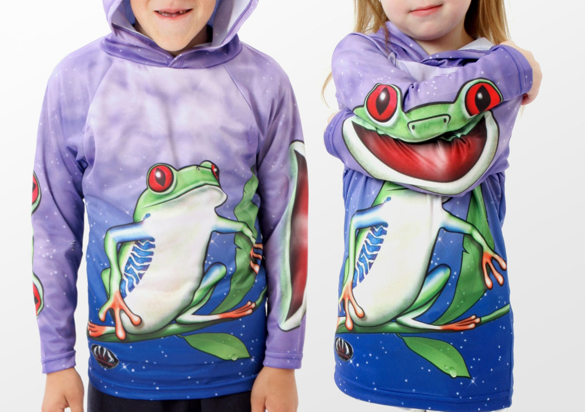 Sudadera con capucha y camiseta Chomp con diseño de RANA ARBORÍCOLA de MOUTHMAN®