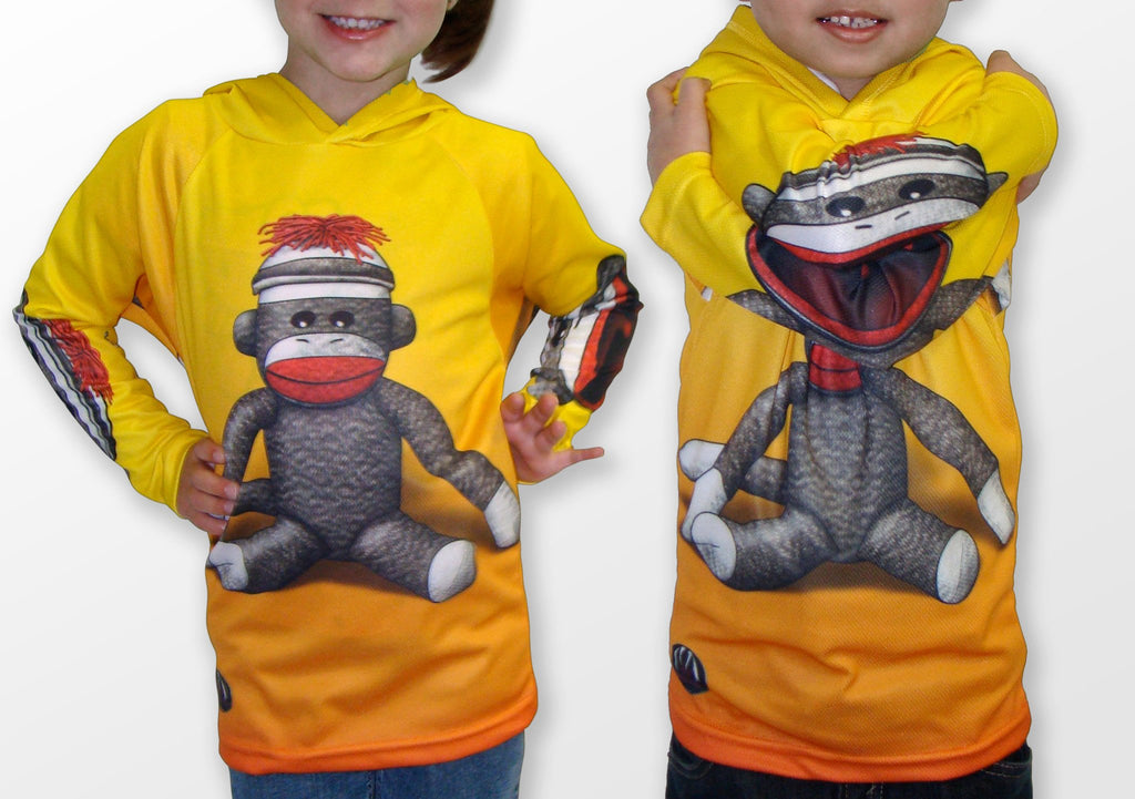 Sudadera con capucha y diseño de mordida de MONO DE CALCETÍN de MOUTHMAN®