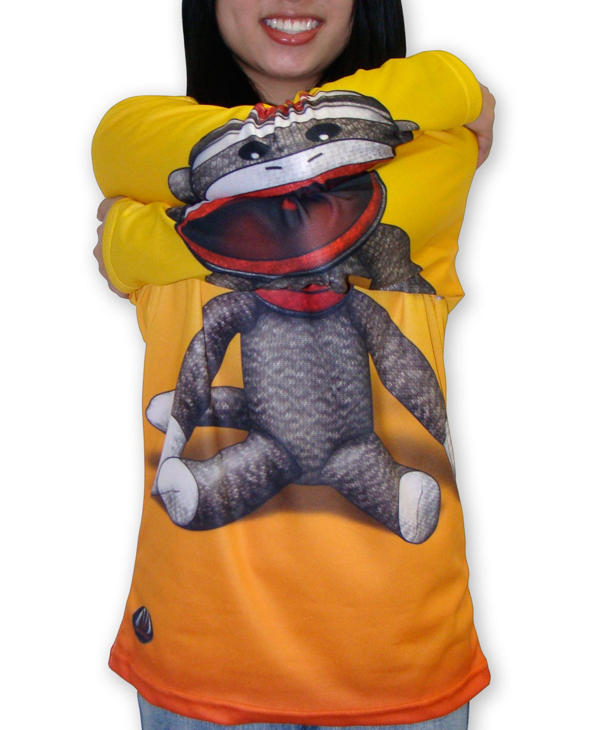 Sudadera con capucha y diseño de mordida de MONO DE CALCETÍN de MOUTHMAN®