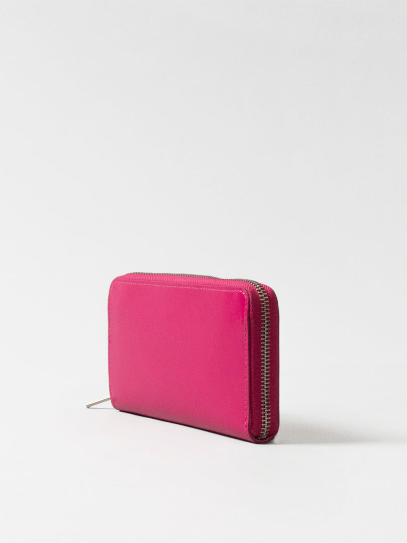 Cartera larga rojo rubí