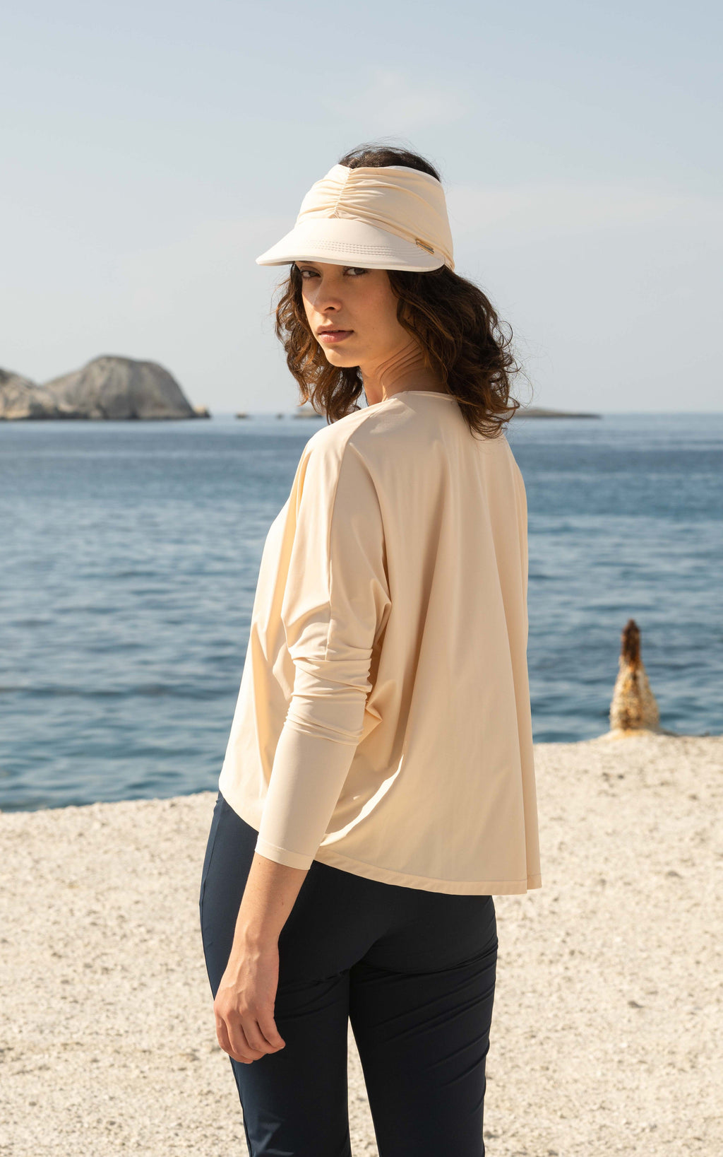 Top UV Mykonos | Ropa técnica italiana con protección solar UPF50 - Nude