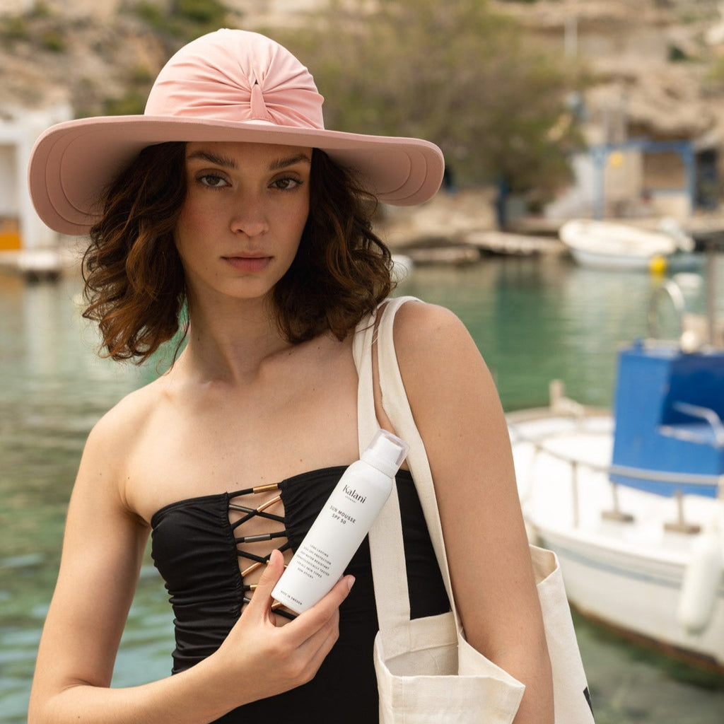 Bahamas UV Sun Hat | Wide-Brim Sun Protection UPF50 Hat - Rose