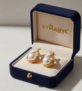Pendientes de Perla Lyrical Drop SOHO | BYMANYC ® New York