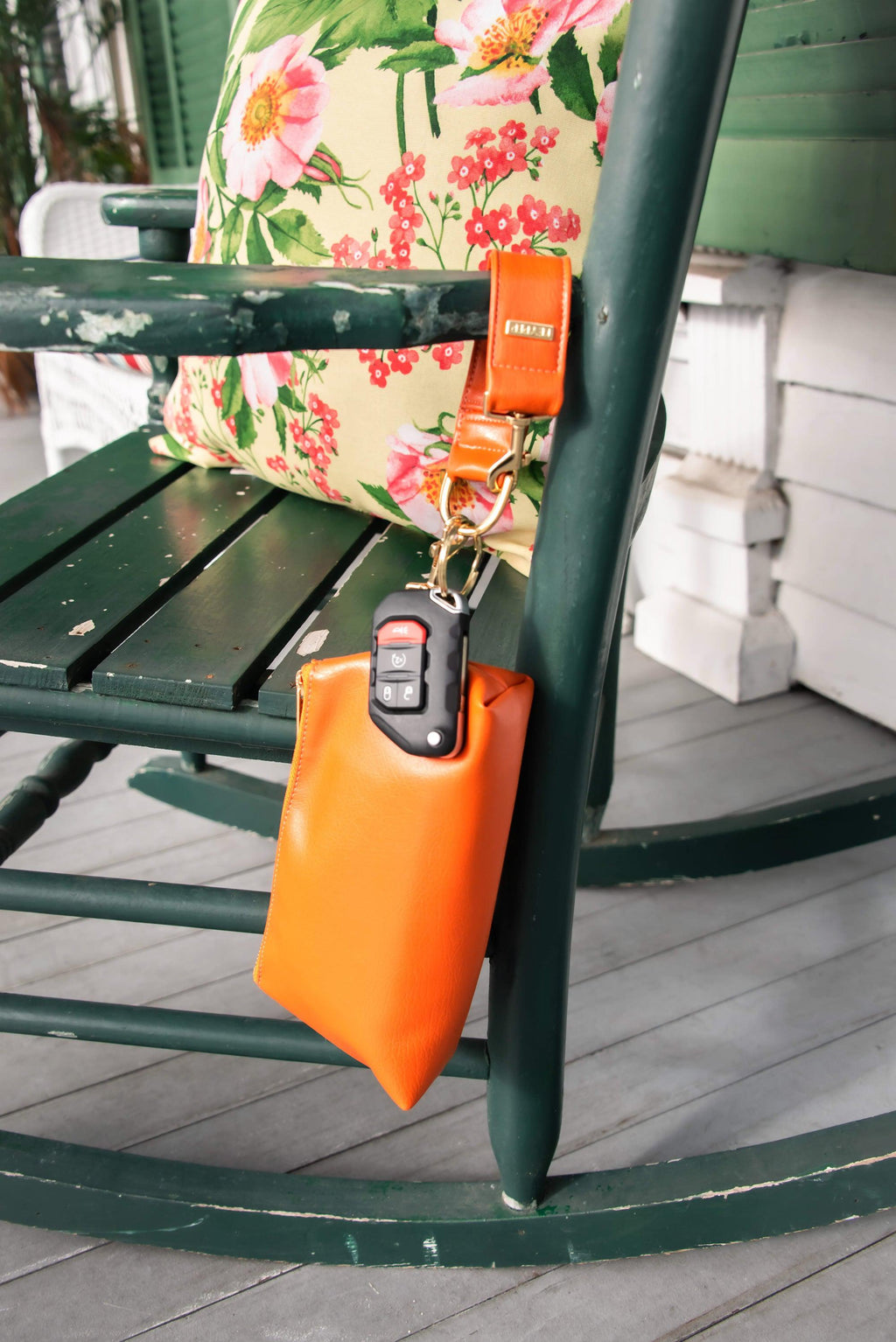 Persimmon Vegan Leather 2-Piece WRISTLET SET