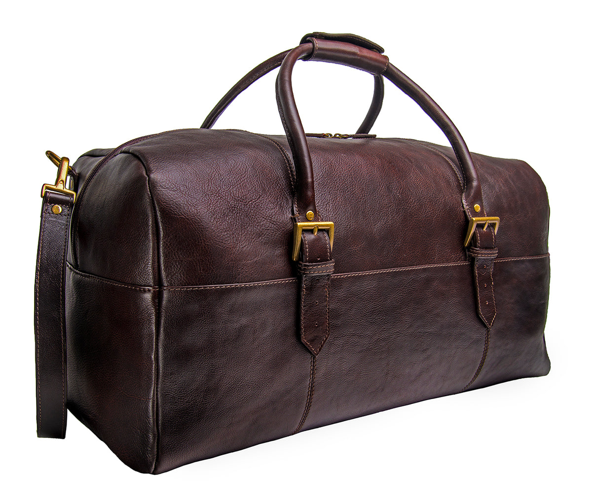 Bolsa de viaje tipo duffle para cabina de cuero Hidesign Charles