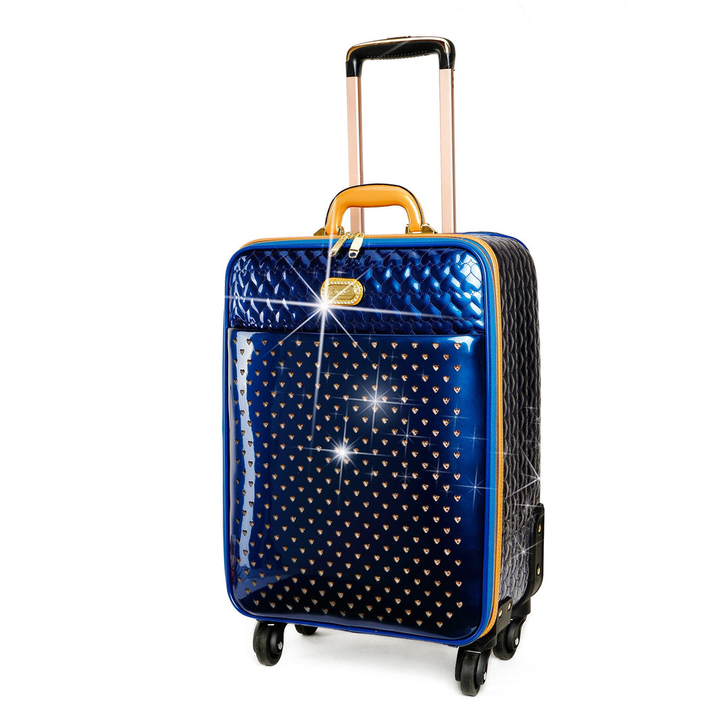 Brangio Italy Luxury Glamour Luxe Spinner Wheeled Carry-On Luggage