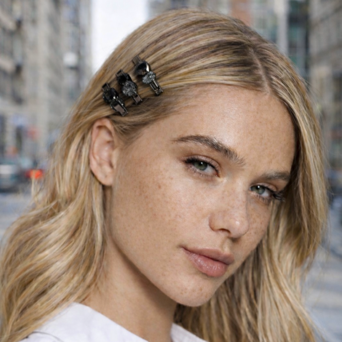 Radiant Gem Hair Clip Set – Luxe Sparkle Edition