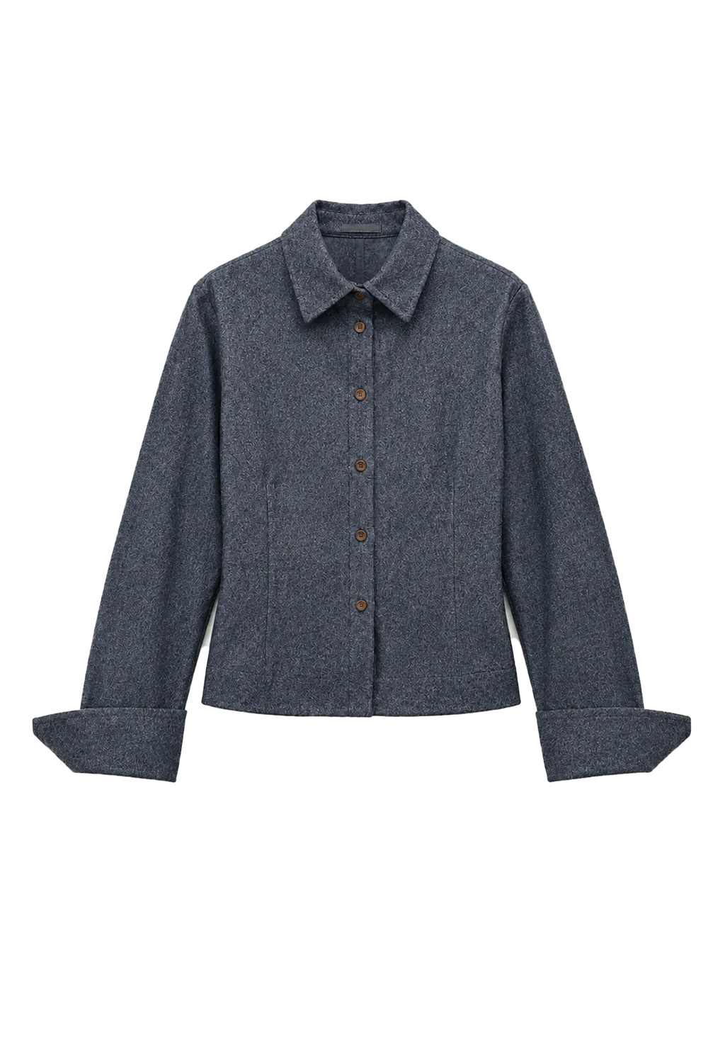 Refreshing Breathable Twill Linen Deconstructed Silhouette Old Money Style Waist Shirt Top"Berlin Afternoon Tea"