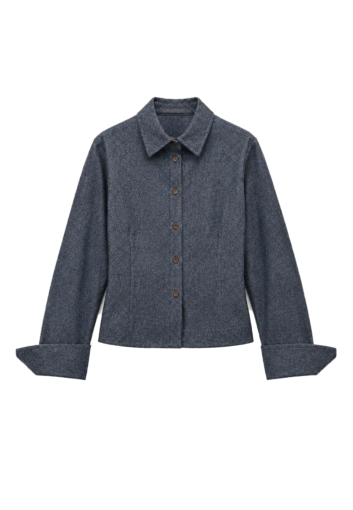 Refreshing Breathable Twill Linen Deconstructed Silhouette Old Money Style Waist Shirt Top"Berlin Afternoon Tea"