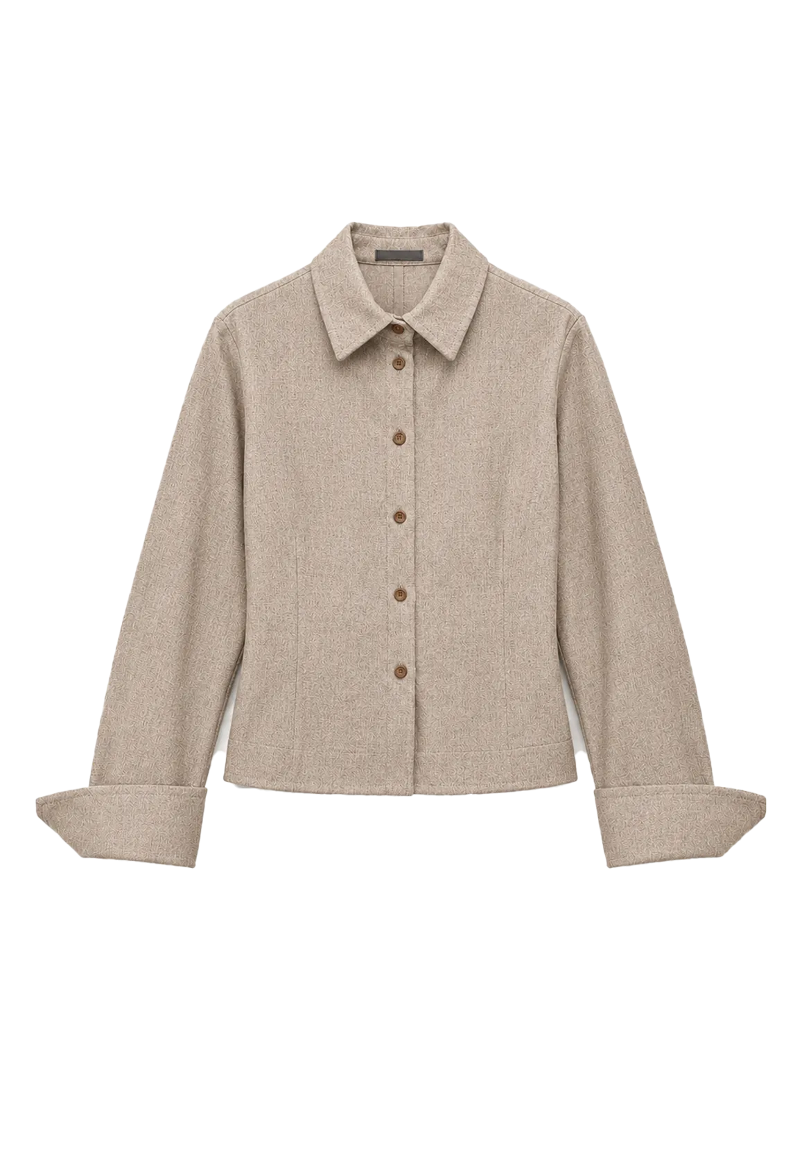 Refreshing Breathable Twill Linen Deconstructed Silhouette Old Money Style Waist Shirt Top"Berlin Afternoon Tea"