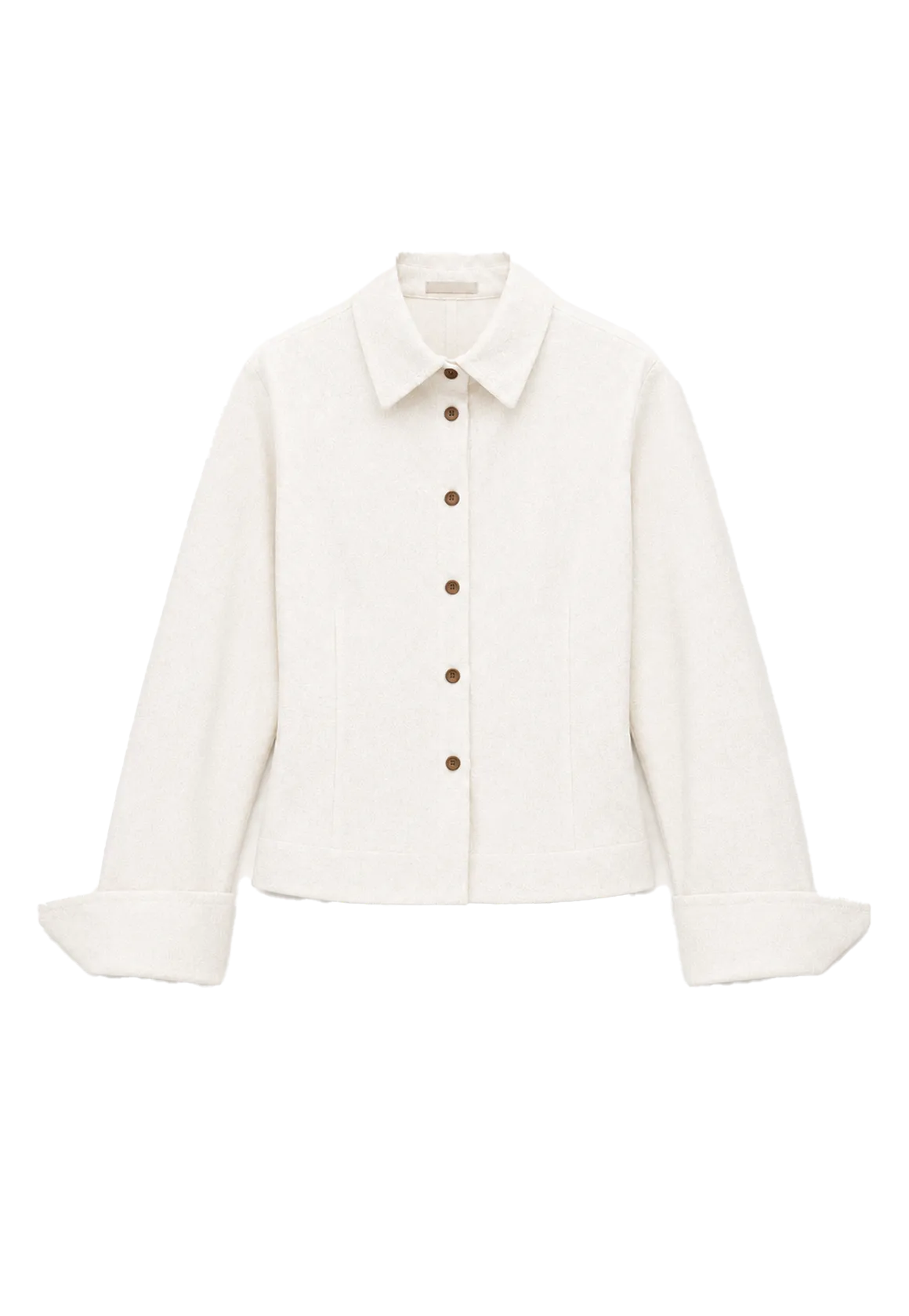 Refreshing Breathable Twill Linen Deconstructed Silhouette Old Money Style Waist Shirt Top"Berlin Afternoon Tea"
