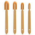 4-Piece Set of Grout Scrapers, Grout, Silicone Sealant, and Finishing Tools; Applicator, Scraper, and Rubber Tool Set.