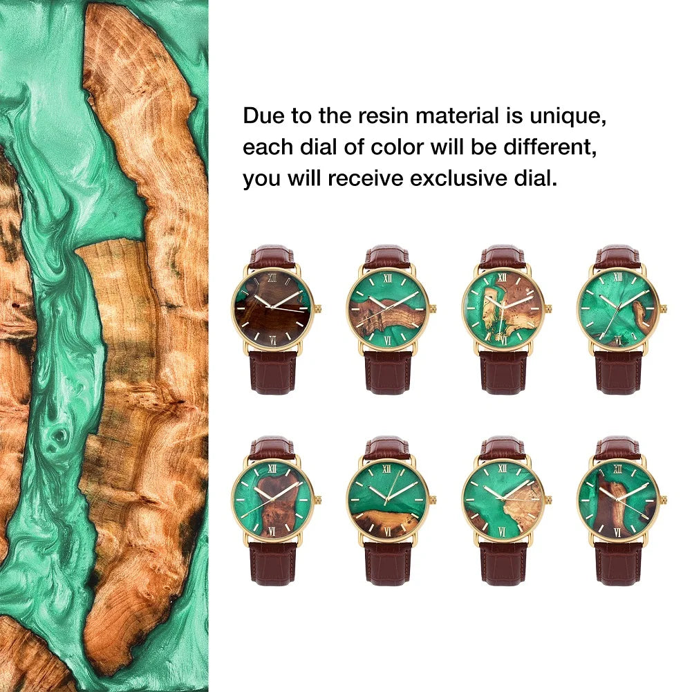 Customize Man Watch Resin Quartz Men's Watches BOBO BIRD Wood Wristwatch Male Timepiece Clock Blue Wrist Man Watch