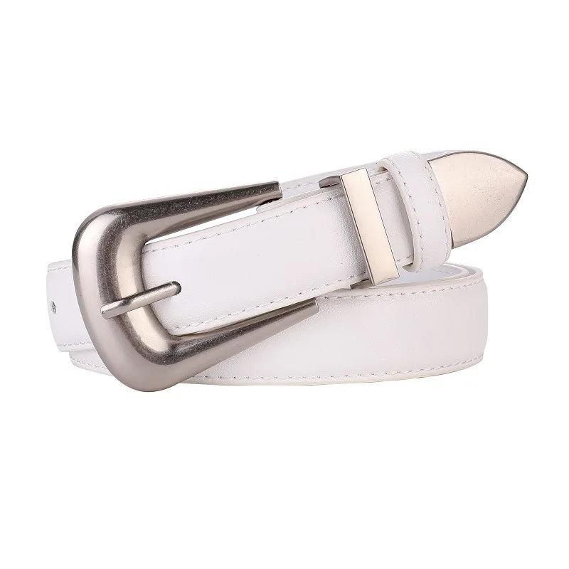 Cinturón de piel auténtica para mujer, cuero color burdeos con hebilla de metal dorado, cinturones de moda casual de lujo para vaqueros y vestidos